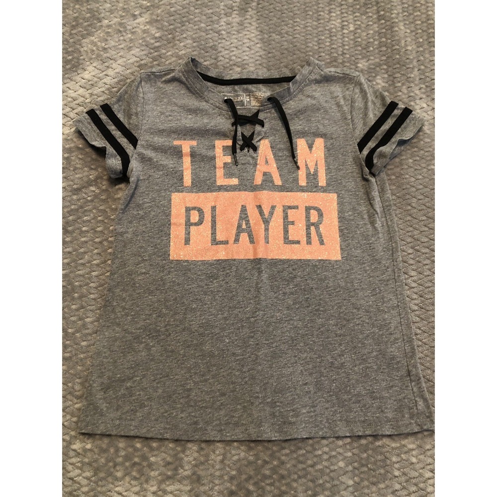 Girls Top by Ideology "Team Player"  - Grey - size M